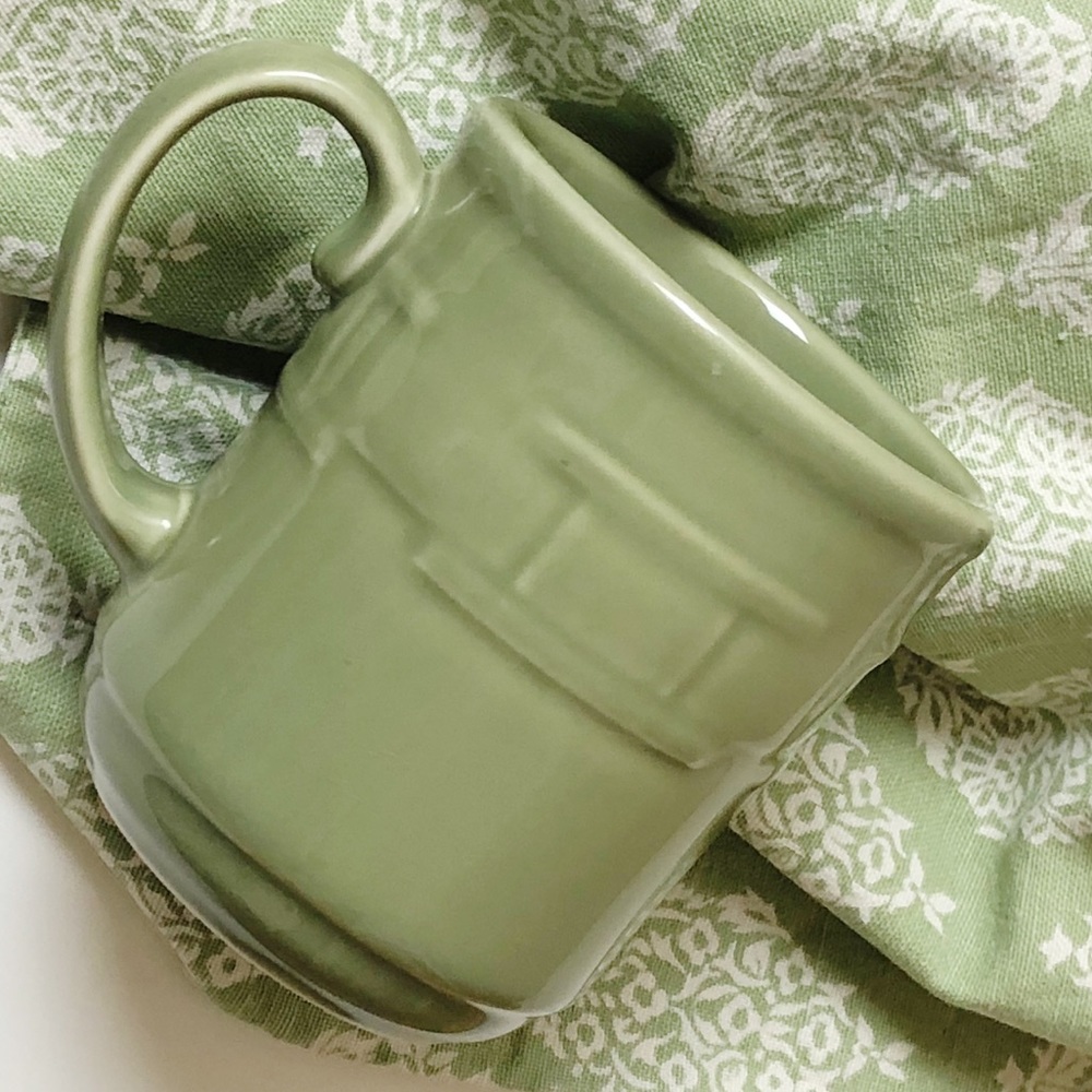 Longaberger Woven Traditions Sage Mug